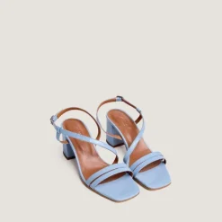 Sandales à talons et brides