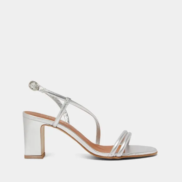 Sandales à talons et brides