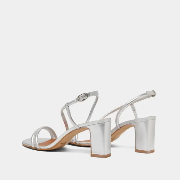 Sandales à talons et brides