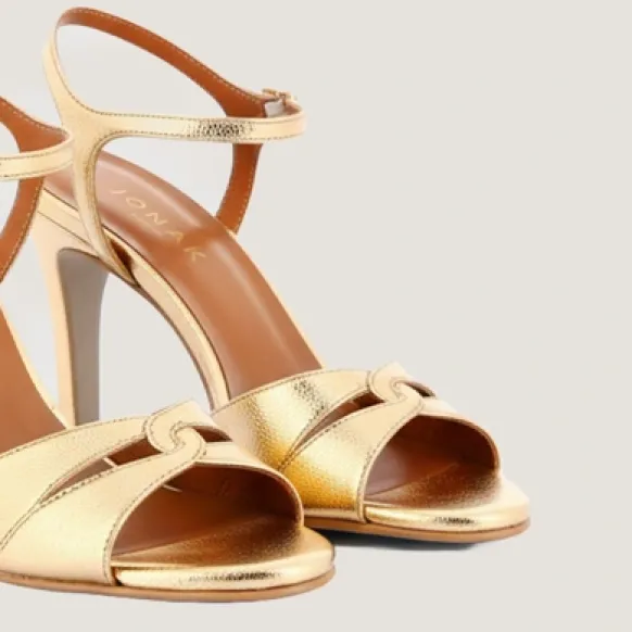 Sandales à talons et brides entrelacées