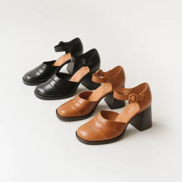 Sandales à talons et brides