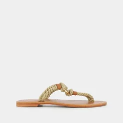 Sandales façon tongs et anneaux