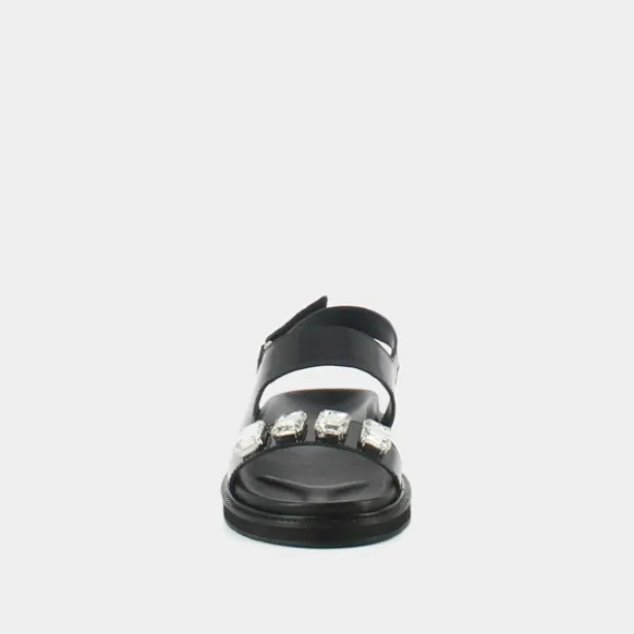Sandales ouvertes et strass