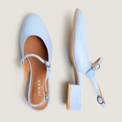 Slingbacks à bouts ronds