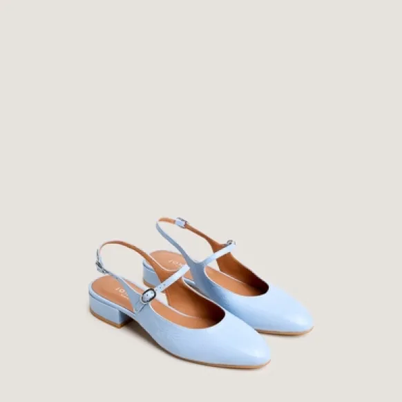 Slingbacks à bouts ronds