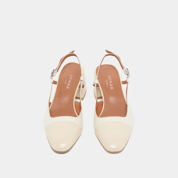 Slingbacks à petits talons