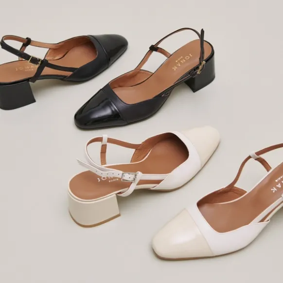 Slingbacks à petits talons