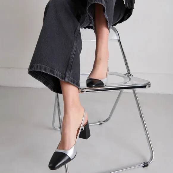 Slingbacks à talons